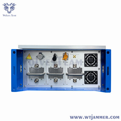 kopen 6-kanaal 300W High-Power Outdoor Waterproof Signal Jammer Blocks GPS 4G 5G online vervaardiging