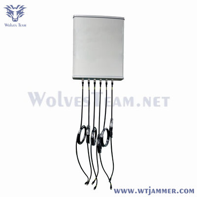 kopen 6 kanaal 300W High Power Signal Jammer 300m Range 4G 5G Cell Phone Reception Blocker online vervaardiging