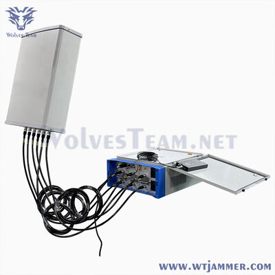 kopen 6 kanaal 500W buiten waterdicht Full Band Signal Jammer GSM 5G online vervaardiging