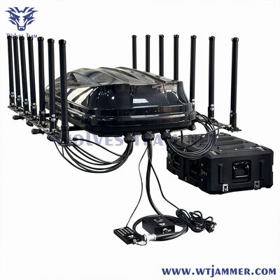 kopen 8-kanaal 400W High Power Waterproof Vehicle-mounted Signal Jammer voor beveiliging & Site Protection online vervaardiging