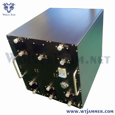 kopen Alle frequentie 13 banden mobiele telefoon GPS loJack VHF UHF 5G waterdicht signaal jammer 1000m straal online vervaardiging
