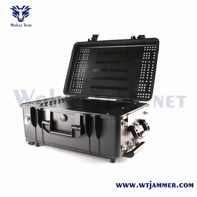 kopen High Power 8 Channels Trolley Koffer RF Signal Blocker online vervaardiging