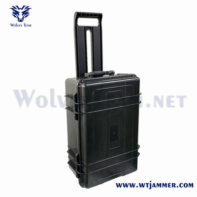 kopen 7 kanalen 50W draagbare trolley case multi band signaal blokker voor kantoor en residentiële afscherming online vervaardiging