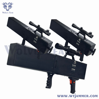 kopen 6 banden 50W High Power Handheld Drone Jammer voor snelle site verdediging online vervaardiging