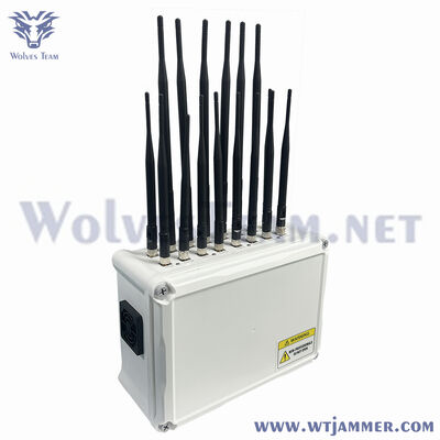 kopen 16 kanalen Full Band Desktop Signal Jammer 2G 3G 4G 5G WiFi GPS Drone Signal Blocker online vervaardiging