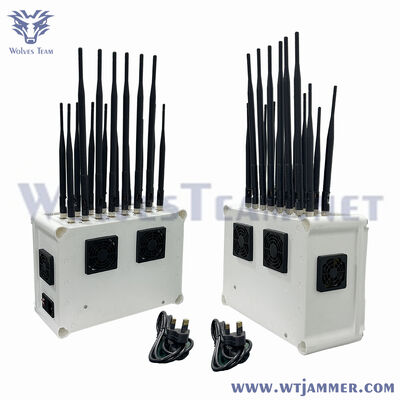 kopen 12 kanalen 150W Full Band Desktop Draadloos Signal Jammer online vervaardiging
