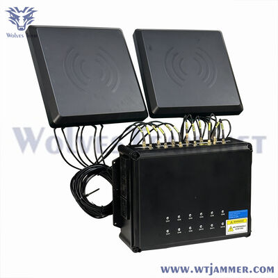 kopen High Power 12-Channel Anti Drone Signal Suppressor, 2.4G/5.8G/GPS Drone Control Blocker online vervaardiging