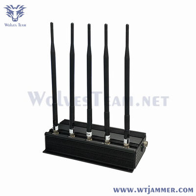kopen 14 banden 600W High Power Desktop All-Frequency Signal Interference Device online vervaardiging