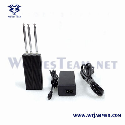 kopen 3W 3Way Cell Phone GPS Signal Jammer Mini Draagbaar Ingebouwd Oplaadbaar online vervaardiging