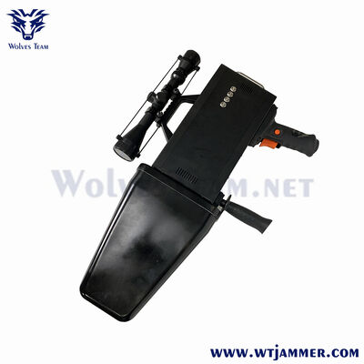kopen Gewapende strijdkrachten High Power Portable Anti-Drone Jammer met detectie en tracking online vervaardiging