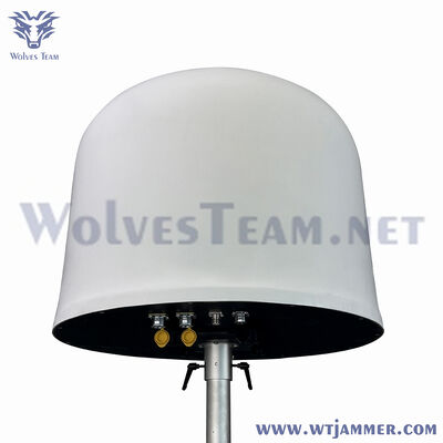 kopen Waterdichte 360° Omni Drone RF-detectie Dome Antenne Draagbare statiefbevestiging UAV-signaallocator voor beveiliging op lage hoogte online vervaardiging