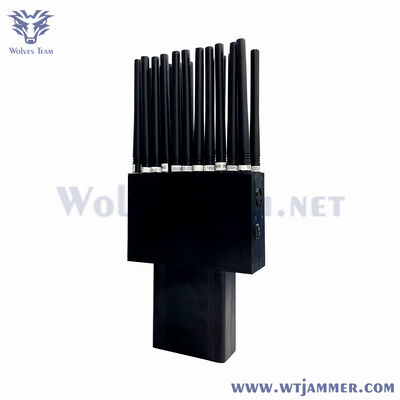 kopen Draagbare 22 banden Handheld Signal Jammer voor bewegende omgeving online vervaardiging