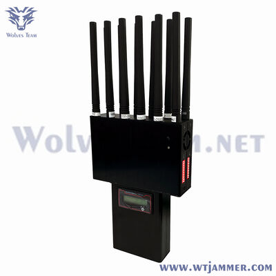 kopen 12 kanalen Draagbare hoogvermogen RF-frequentiebeheerapparatuur Ondersteuning 2G/3G/4G/5G WiFi GPS UHF VHF online vervaardiging