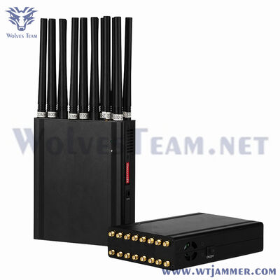 kopen 16-kanaal mobiel signaal 2G 3G 4G 5G CDMA GPS-signaalblokker Multifunctioneel handheld onderdrukker Signalinterferentie online vervaardiging