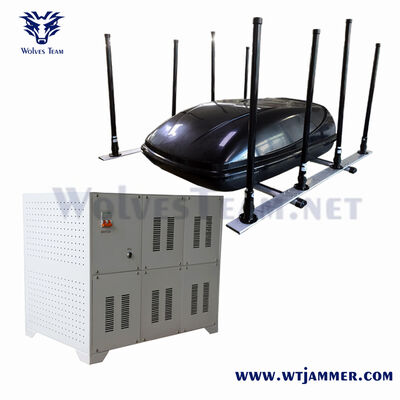 Kopen 11 Bands 1500 Watt Draagbare Voertuig Signaal Stoorder met Directionele Antennes online vervaardiging