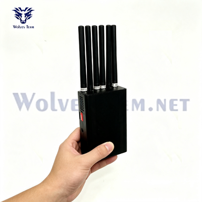 kopen Handheld Signaal Stoorder 6 Antennes Bluetooth WiFi GPS 3G 4G LTE Voor Kleine Binnenruimtes online vervaardiging