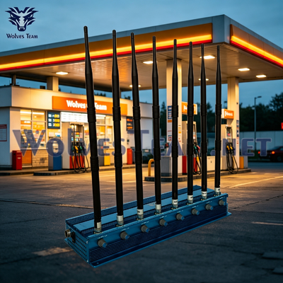 Kopen Desktop 8-kanaal 40W verstelbare binnensignaaljammer voor kleine benzinestations online vervaardiging