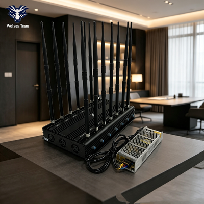 Kopen Volledige band draadloze signaalblokker met 16 verstelbare antennes voor private clubs en exclusieve locaties online vervaardiging