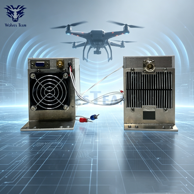 Kopen Fabriek 20W RF Power Amplifier Anti-Drone Jammer Module, Omnidirectionele Antenne 360 Graden Volledige dekking Voor Custom Counter UAV Defensie System Integratie online vervaardiging