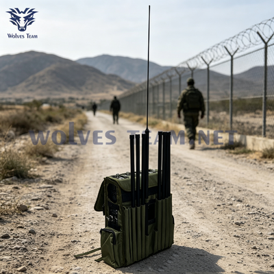 Kopen 300 meter 8 banden High Power Backpack Signal Jammer voor Garrison om GPS en mobiele telefoons te blokkeren online vervaardiging