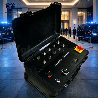 Kopen Buiten draagbare signaalverwarmer met ingebouwde batterij aanpasbare frequenties voor tijdelijke high-profile bijeenkomsten en VIP-evenementen online vervaardiging