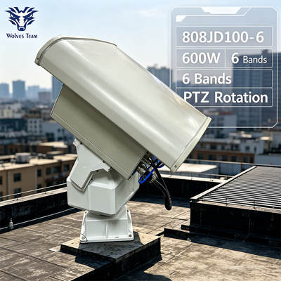 Kopen 600W 6-band PTZ Drone Jammer met richtingsantenna - High Power Anti-Drone System online vervaardiging