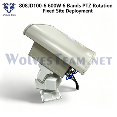 Kopen 600W 6-band PTZ Directionele anti-drone PTZ-systeem voor langeafstandsdrone jamming online vervaardiging