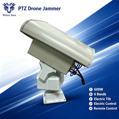 Kopen 600W 6-band PTZ Drone Jammer Langbereik Anti-UAV-systeem met volledige dekking online vervaardiging
