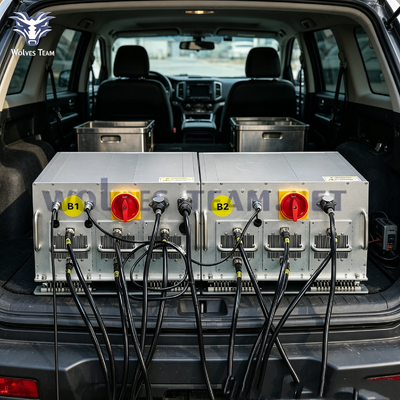 Kopen Op het dak gemonteerd voertuigsignaalonderdrukkingssysteem, omnidirectionele antennes waterdicht en stofdicht betrouwbare stabiele prestaties online vervaardiging