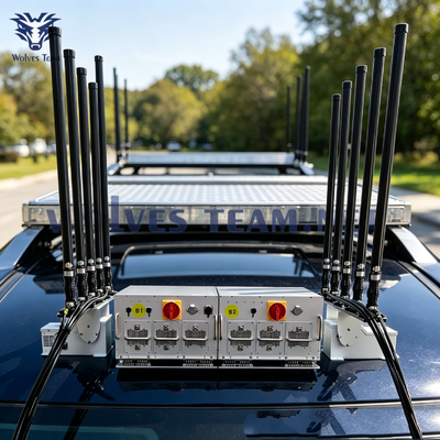 Kopen Voertuigsignaalverwarmer met omnidirectionele antennes blokkerende drone wifi gps enz. online vervaardiging