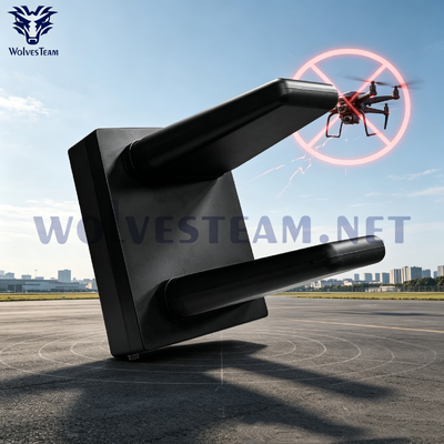 Kopen Draagbare zwarte handheld laagvliegende dronesignaalonderdrukker online vervaardiging