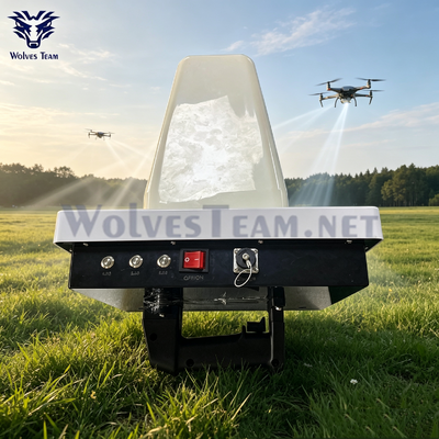 Kopen Drone-stoorzender in schildstijl met batterij, aanpasbare frequentie en vermogen, draagbaar handheld-ontwerp online vervaardiging