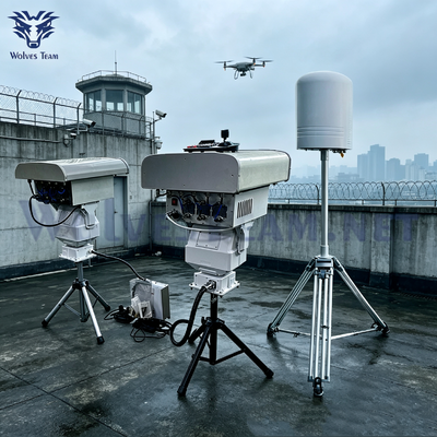 Kopen Dual Combined Directional Anti Drone Jammer geïntegreerd met Drone Detector en Pilot Locator Effectief jammen en detecteren bereik meer dan 1000 meter online vervaardiging