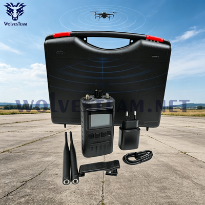 Kopen Draagbare Handheld 3-8 Bands Anti-Drone Detector Voor Rechtshandhaving online vervaardiging