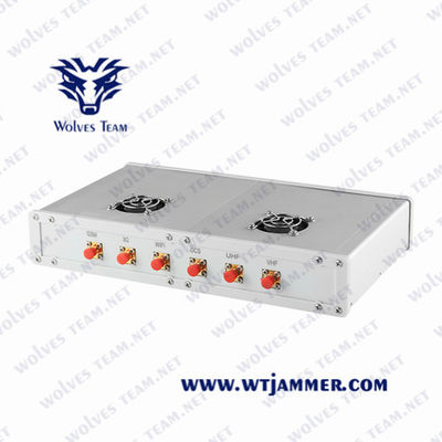 GSM 3G 4G GPS WiFi Lojack 8 verbindt 18W 40m Mobiele Telefoonstoorzender