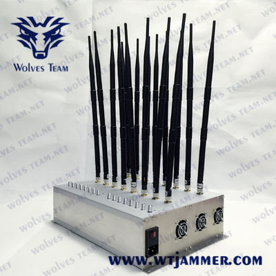 18 Antennes 18W Wifi 2.4g 5.2g 5.8g 30m Mobiele Signaalblocker
