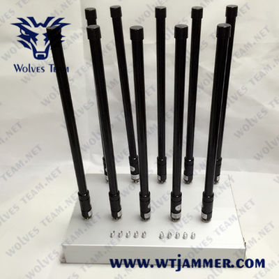 GSM 3G 4G 5G van VHF de UHF Mobiele Stoorzender GPS WiFi van het Telefoonsignaal/het gebruik van de de Stoorzendervergaderzaal van Bluetooth Lojack