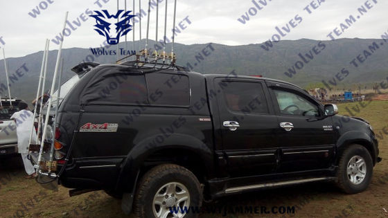 Militaire VIP WIFI2.4G 5.8G 600m 500W IED Bomstoorzender