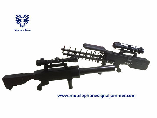 kopen Van het de Hommel Blokkerende Apparaat van de veiligheidsdefensie van de het Kanonvorm van de de Lasertelescoop IP55 van IRL Waterdichte anti-Uav de Hommelstoorzender 2000 meters online manufacture