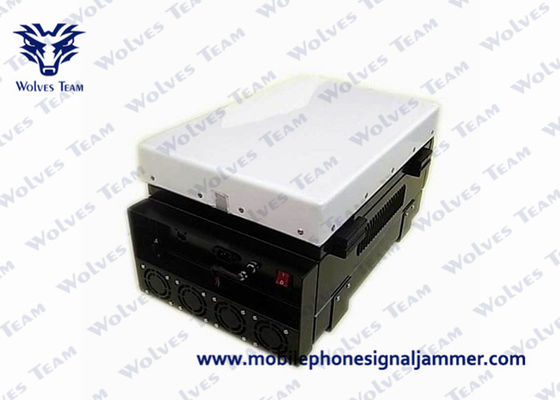 Krachtige gevangenisstoorzender Mobiele telefoonstoorzender WiFi Bluetooth met directionele paneelantennes