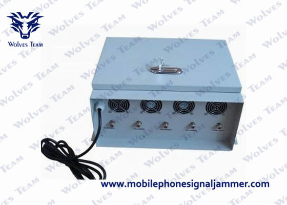 High Power Celluar Signaalstoorzender CDMA GSM 4G 5G WIFI Bluetooth Metalen Behuizing Goed Koelsysteem