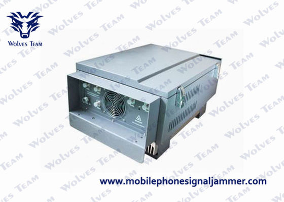 High Power Celluar Signaalstoorzender CDMA GSM 4G 5G WIFI Bluetooth Metalen Behuizing Goed Koelsysteem