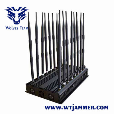 kopen Remote Control 18 Bands 50m 30w Mobiele telefoon GPS Jammer online manufacture