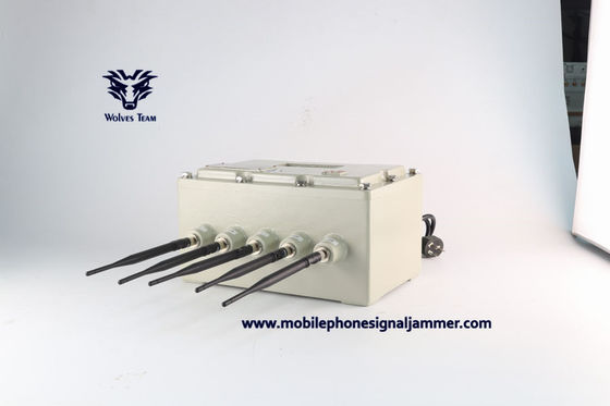 Slimme Mobiele Telefoon Signaal Stoorzender Blocker WiFi Bluetooth/5G/GPS/Lojack/UHF/VHF Signaal Stoorzender 150 meter bereik