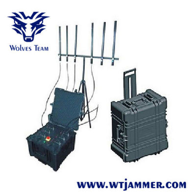 Multiband 400m Hoge de Waaier Mobiele Stoorzender van 300W