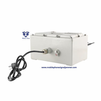 kopen Buiten waterdicht Gebruik Drone Signal Prison Jammer Gebruik voor 80W 120m WiFi2.4G Bluetooth Signal Jammer online manufacture