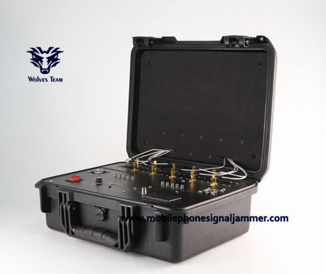 Maak Openluchtied-Bom de Mobiele telefoon WIFI van de 9 - 12 kanalen Hoge macht UHFwaterdicht het Signaalstoorzender van VHF GPS
