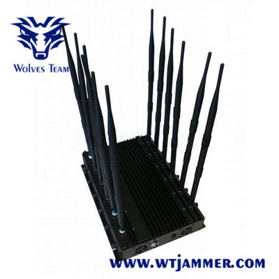 12 banden 50m 20W-GSM het Signaalstoorzender van DCS 3G 4G WIFI GPS rf