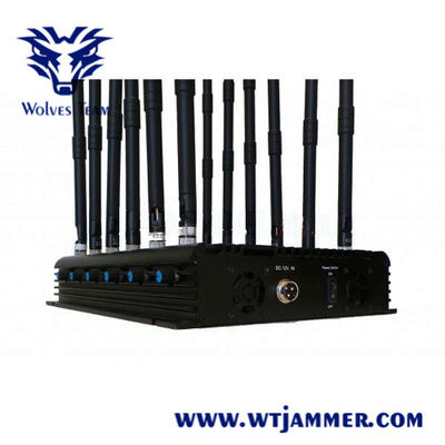 12 banden 50m 20W-GSM het Signaalstoorzender van DCS 3G 4G WIFI GPS rf