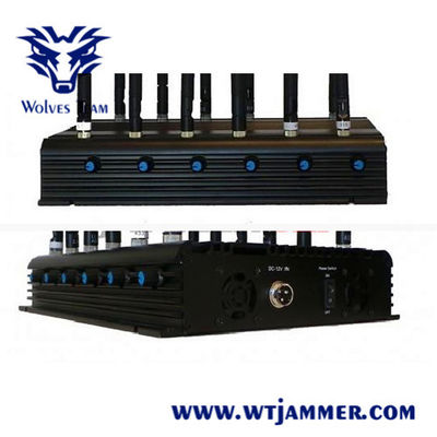 12 banden 50m 20W-GSM het Signaalstoorzender van DCS 3G 4G WIFI GPS rf